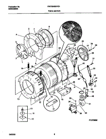 04 - P12t0050 Wshr Tub,Motor parts for Frigidaire Washer FWTR645RHS1 from AppliancePartsPros.com