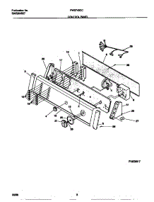 05 - Control Panel parts for Frigidaire Washer FWS745GCS2 from AppliancePartsPros.com