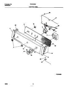05 - Control Panel parts for Frigidaire Washer FWX233NBS3 from AppliancePartsPros.com