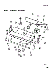 05 - Console & Controls parts for Frigidaire Washer FWX433RBS1 from AppliancePartsPros.com