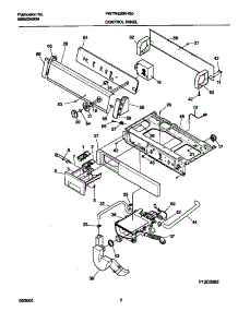 02 - P12c0085 Control Panel parts for Frigidaire Washer FWTR425RHS0 from AppliancePartsPros.com