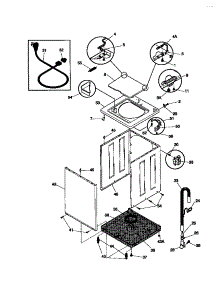 02 - Cabinet / Top parts for Frigidaire Washer FWX645NBT2 from AppliancePartsPros.com