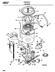 03 - P12t0036 Wshr Mtr,Hose parts for Frigidaire Washer FWX6970EW5 from AppliancePartsPros.com