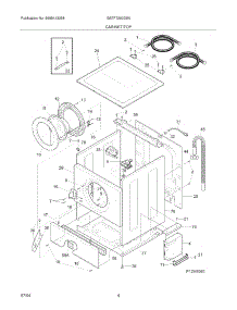 05 - Cabinet / Top parts for Frigidaire Washer GSTF7200DS0 from AppliancePartsPros.com
