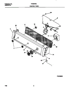05 - Control Panel parts for Frigidaire Washer FWX6970EW2 from AppliancePartsPros.com