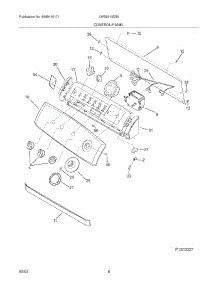 09 - Control / Panel parts for Frigidaire Washer LWS9313DS0 from AppliancePartsPros.com
