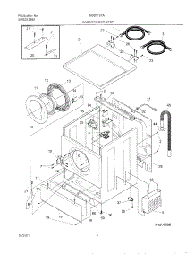 05 - Wshr Cab,Door parts for Frigidaire Washer NGST127AQ0 from AppliancePartsPros.com