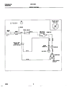 04 - Wiring Diagram parts for Frigidaire Dehumidifier MDH15WG1 from AppliancePartsPros.com