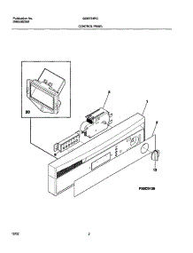03 - Control Panel parts for Gibson Dishwasher GDB754RCQ0 from AppliancePartsPros.com