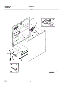 05 - Door parts for Gibson Dishwasher GDB754RCQ0 from AppliancePartsPros.com