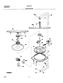 09 - Motor & Pump parts for Gibson Dishwasher GDB754RCQ0 from AppliancePartsPros.com