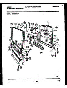 04 - Door Parts parts for Frigidaire Dishwasher SP24D5KAGA from AppliancePartsPros.com