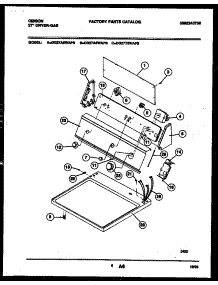 04 - Console And Control Parts parts for Frigidaire Dryer DG27A5WAFB from AppliancePartsPros.com