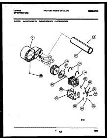 05 - Blower And Drive Parts parts for Frigidaire Dryer DG27A5WAFB from AppliancePartsPros.com