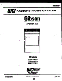 03 - Door Parts parts for Frigidaire Dryer DG27A7WXFC from AppliancePartsPros.com