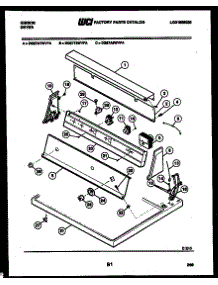 04 - Console And Control Parts parts for Frigidaire Dryer DG27A5WVFA from AppliancePartsPros.com