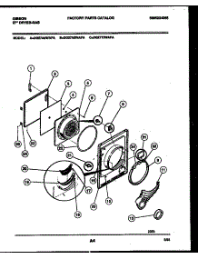 03 - Door Parts parts for Frigidaire Dryer DG27A5WAFA from AppliancePartsPros.com