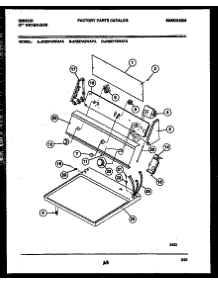 04 - Console And Control Parts parts for Frigidaire Dryer DG27A5WAFA from AppliancePartsPros.com