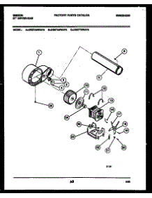 05 - Blower And Drive Parts parts for Frigidaire Dryer DG27A5WAFA from AppliancePartsPros.com