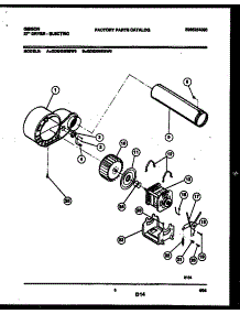 05 - Blower And Drive Parts parts for Frigidaire Dryer GDE436RBW0 from AppliancePartsPros.com