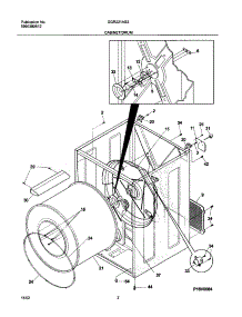 03 - Cabinet / Drum parts for Gibson Dryer GGR221AS2 from AppliancePartsPros.com