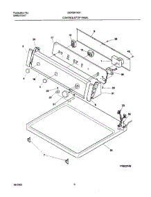 07 - Control Panel parts for Gibson Dryer GGR341AS1 from AppliancePartsPros.com