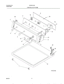 07 - Control Panel parts for Gibson Dryer GGR341AS0 from AppliancePartsPros.com