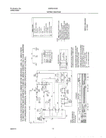 12 - 131703900 Wiring Diagram parts for Gibson Dryer GGR341AS0 from AppliancePartsPros.com