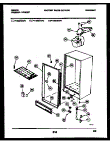 03 - Cabinet Parts parts for Frigidaire Freezer FV16M4WXFD from AppliancePartsPros.com