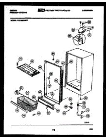 03 - Cabinet Parts parts for Frigidaire Freezer FV21M8WSFF from AppliancePartsPros.com