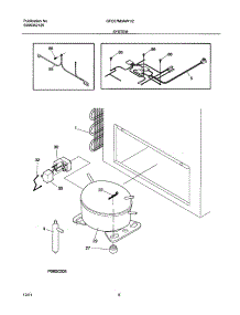 07 - System parts for Gibson Freezer GFC07M3AW2 from AppliancePartsPros.com