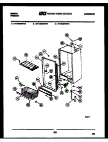 03 - Cabinet Parts parts for Frigidaire Freezer FV19M8WWFC from AppliancePartsPros.com