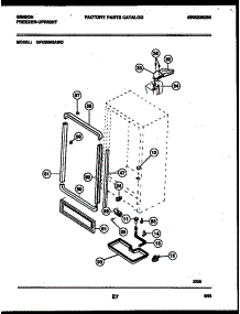 03 - Cabinet Parts parts for Frigidaire Freezer GFU09M2AW0 from AppliancePartsPros.com