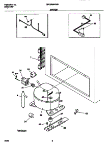 04 - System parts for Frigidaire Freezer GFC25M4HW0 from AppliancePartsPros.com