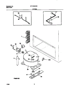 04 - System parts for Frigidaire Freezer GFC15M4AW5 from AppliancePartsPros.com