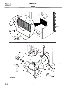 04 - System parts for Frigidaire Freezer GFU14F3HW1 from AppliancePartsPros.com