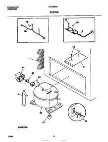 04 - System parts for Frigidaire Freezer GFC09M3EW0 from AppliancePartsPros.com