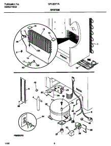 04 - System parts for Frigidaire Freezer GFU20F7AW6 from AppliancePartsPros.com