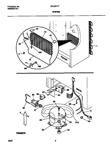 04 - System parts for Frigidaire Freezer GFU20F7FW0 from AppliancePartsPros.com