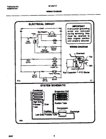 05 - Wiring Diagram parts for Frigidaire Freezer GFU20F7FW0 from AppliancePartsPros.com