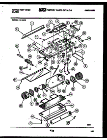 02 - Body Parts parts for Frigidaire Hood HV1536B from AppliancePartsPros.com
