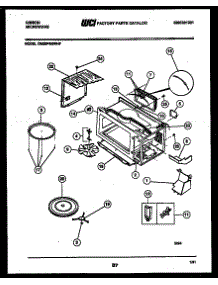 05 - Body Parts parts for Frigidaire Microwave OM08P4NWHF from AppliancePartsPros.com