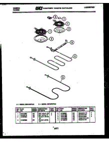 04 - Broiler Parts parts for Frigidaire Range CEC1M1WTAA from AppliancePartsPros.com