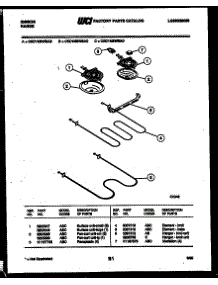 05 - Broiler Parts parts for Frigidaire Range CEC1M2WSAC from AppliancePartsPros.com