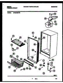 03 - Cabinet Parts parts for Frigidaire Freezer GFU21M9AW2 from AppliancePartsPros.com
