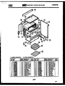 07 - Body Parts parts for Frigidaire Range CEC1M1DTAA from AppliancePartsPros.com