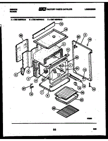 06 - Body Parts parts for Frigidaire Range CEC1M2WSAB from AppliancePartsPros.com