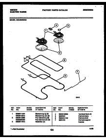 07 - Broiler Parts parts for Frigidaire Range CEC4S6WXD from AppliancePartsPros.com