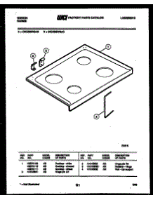 03 - Cooktop Parts parts for Frigidaire Range CEC3M5WSAC from AppliancePartsPros.com