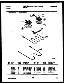 05 - Broiler Parts parts for Frigidaire Range CEC3M5WSAC from AppliancePartsPros.com